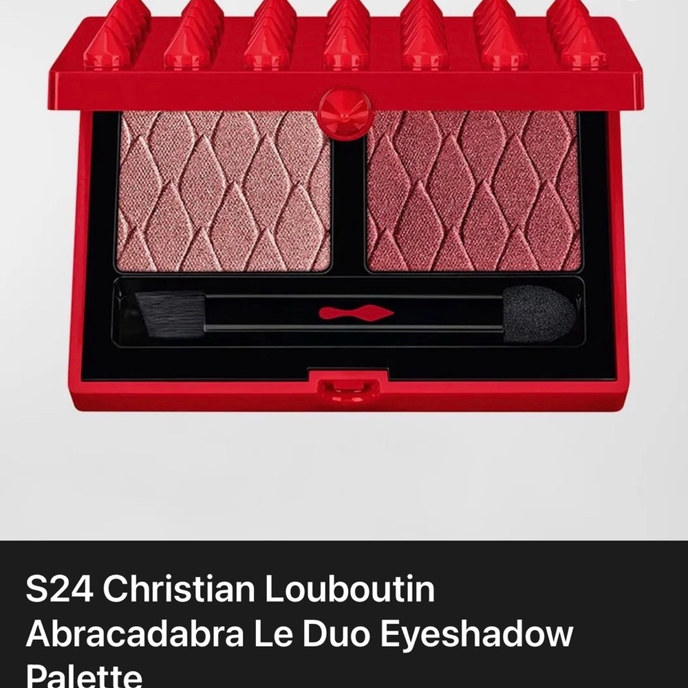 Christian Louboutin Duo Eyeshadow Palette - Rose & Deep Rose new without the box